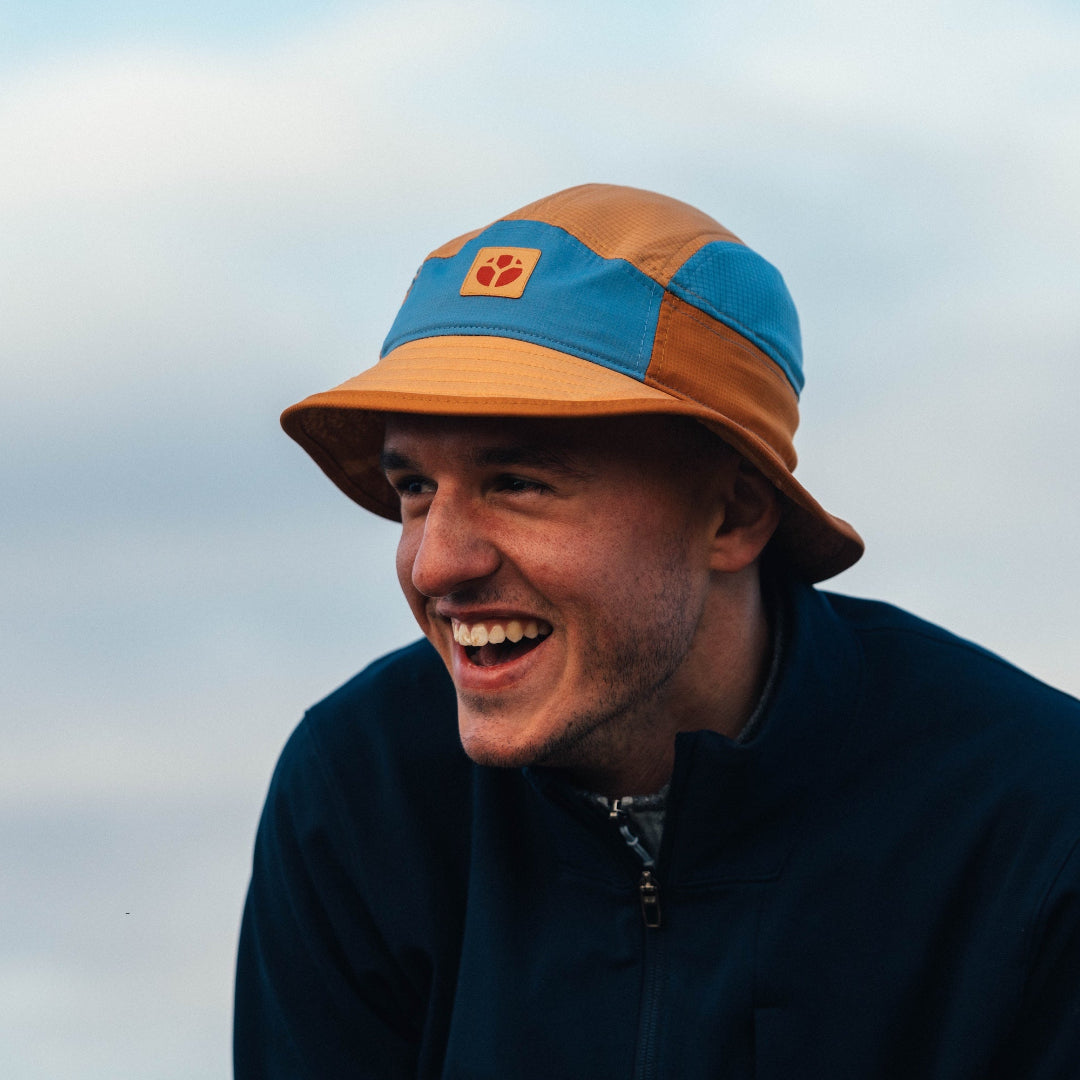 Orange B-series Running Bucket Hat