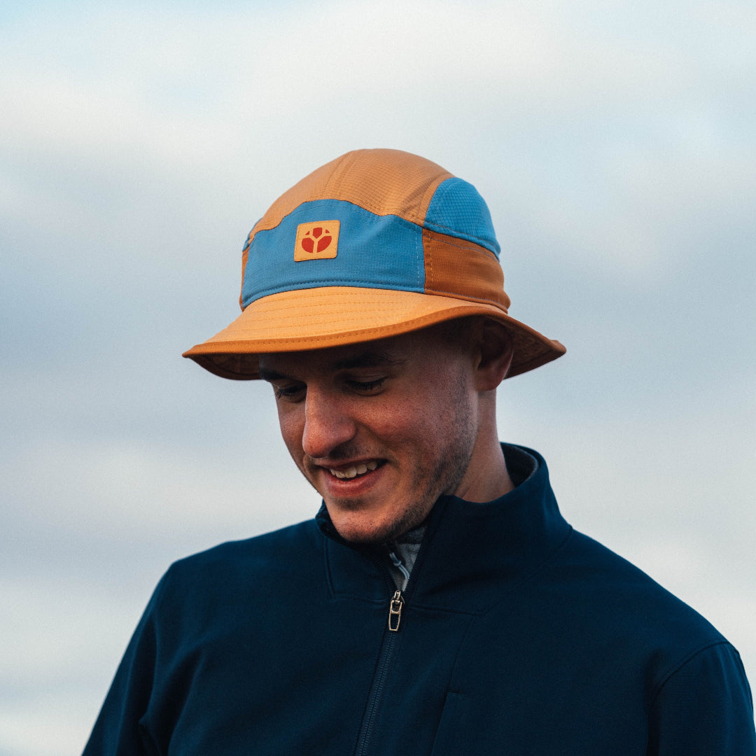Orange B-series Running Bucket Hat