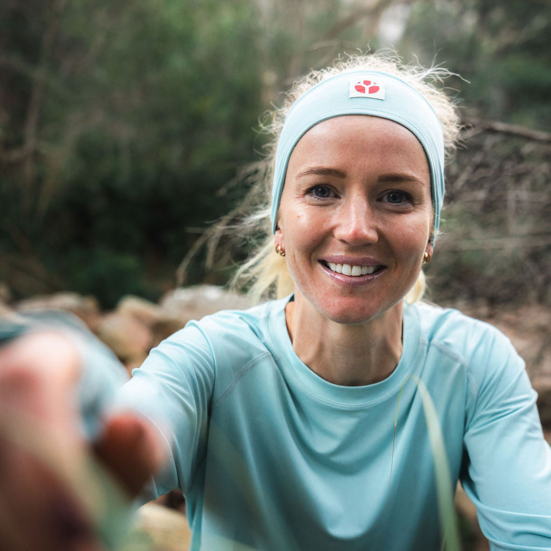 Blue Running Headband