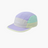 Fractel M-LIMINAL Running Cap in lilac, mint and pale yellow colour blocks, angled view