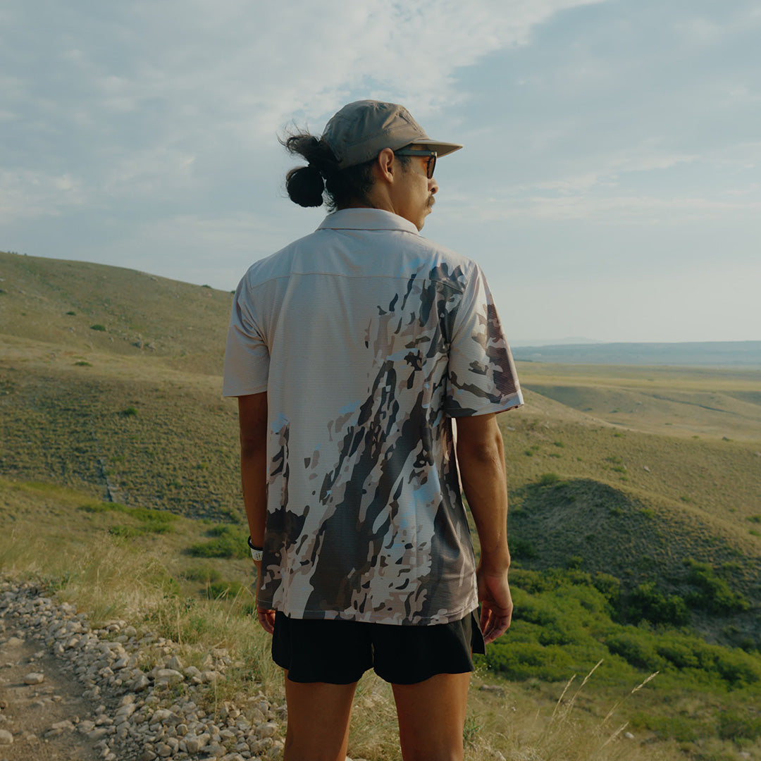 S-ROCKIES Laufshirt mit Kragen