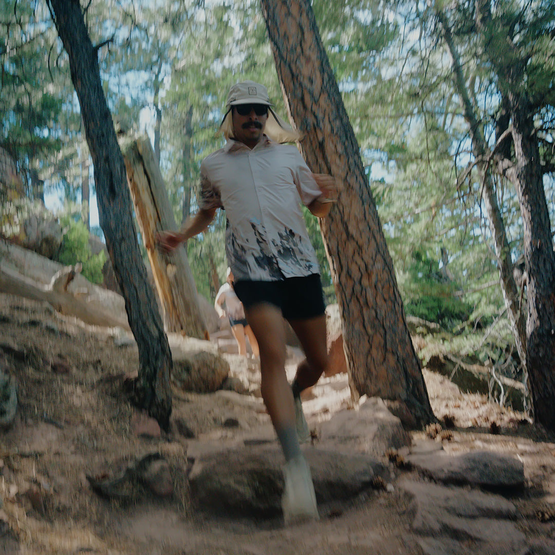 S-ROCKIES Laufshirt mit Kragen