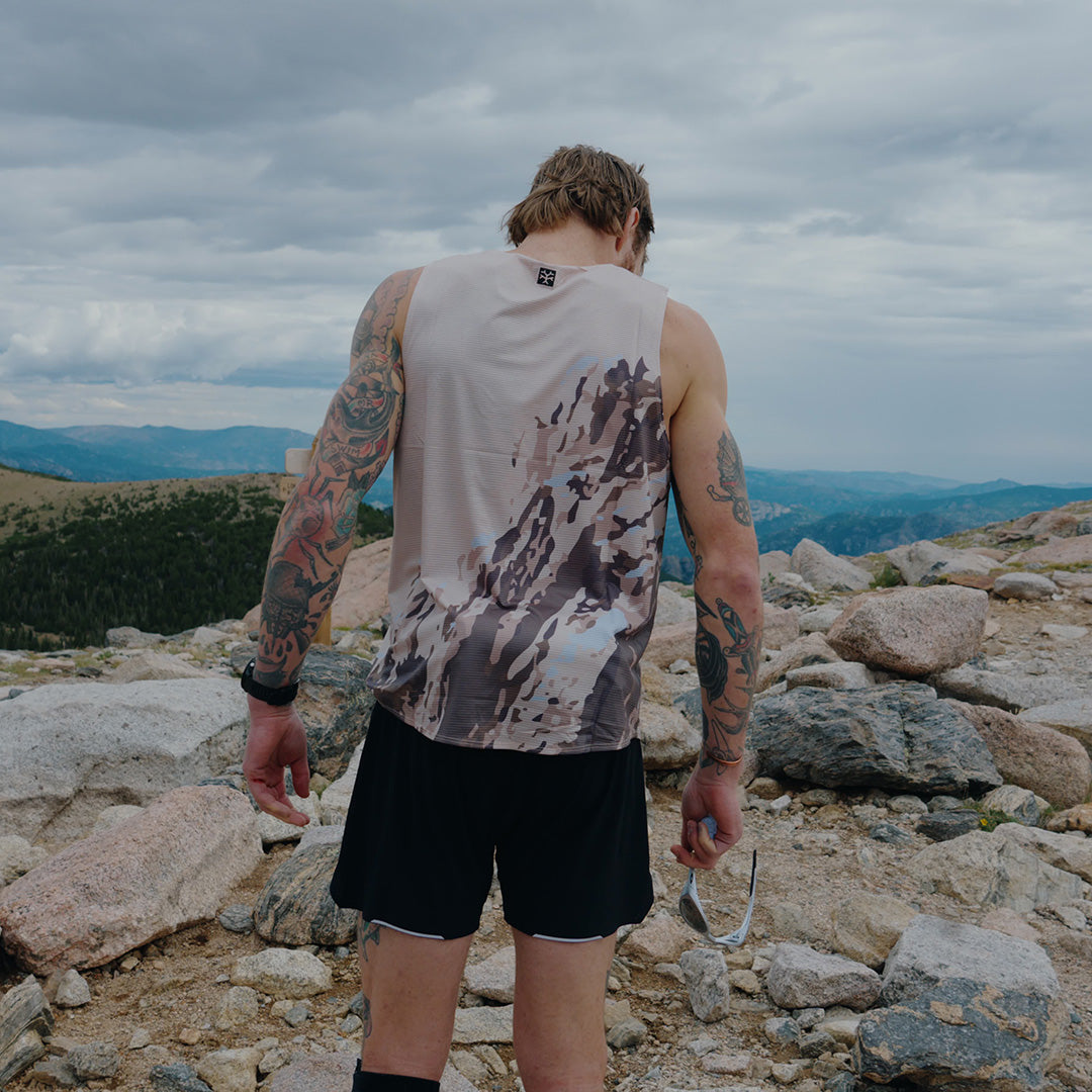 Camiseta sin mangas de running S-ROCKIES para hombre