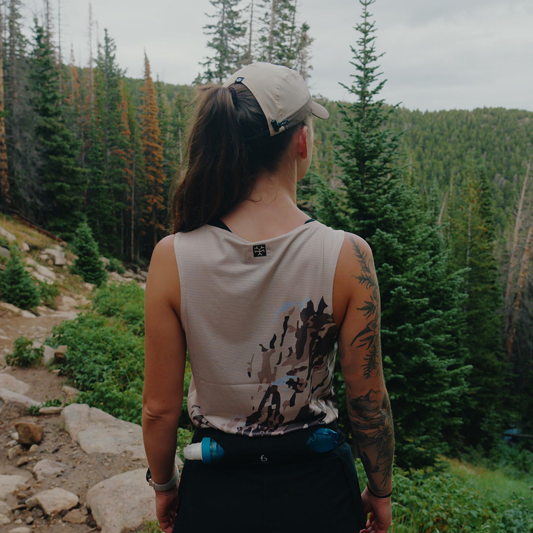 Women's S-ROCKIES Running Singlet