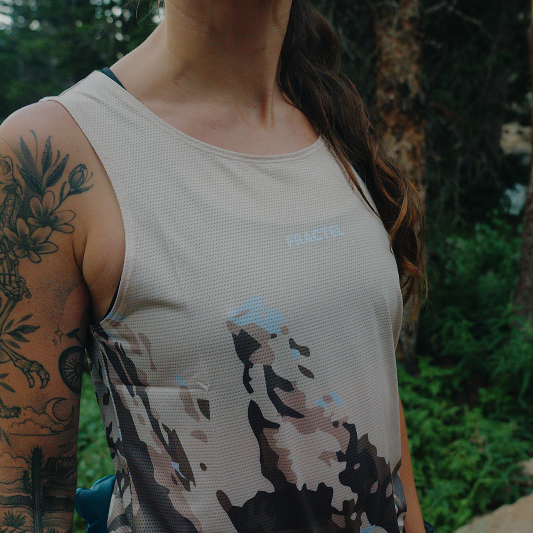 Women's S-ROCKIES Running Singlet