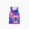 Women's V-FUCHSIA Performance Singlet