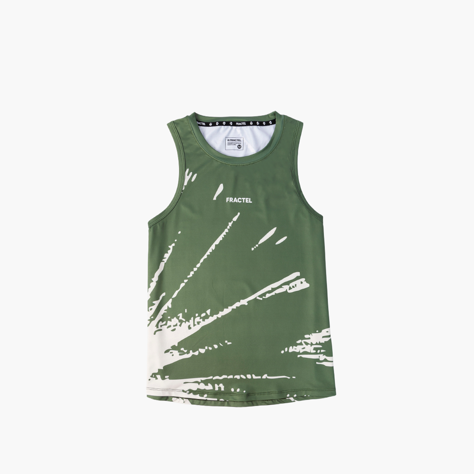 Fractel Moss Women's Running Singlet, front