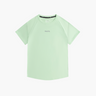 Fractel Women's S-SOLACE Running Tee in mint green, front view