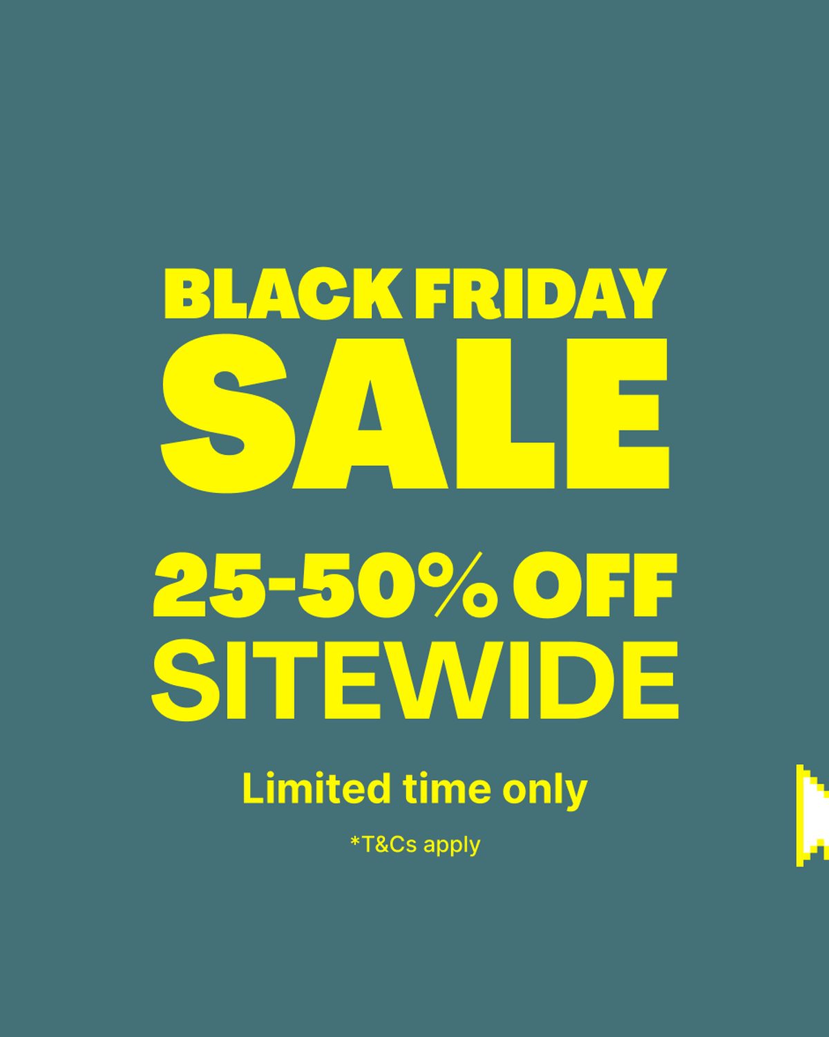 Black Friday sale at Fractel: 25-50% off sitewide, limited time only